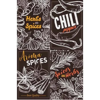 Obraz Cedule Herbs & Spices Chili