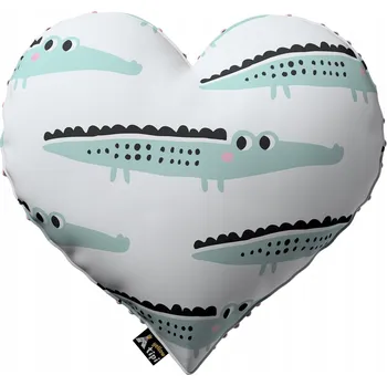 Polštář Žluté Tipi Polštář Srdce Lásky z minky