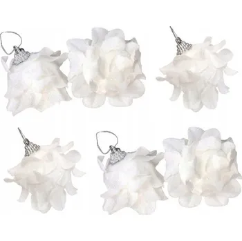 Vánoční dekorace Vánoční Koule zdobená, Vánoční Baňky tvarované vánoční koule 6 cm 7 ks