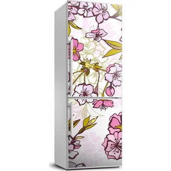 Fototapeta Samolepící dýha na ledničku Květy třešní