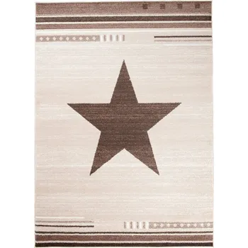 Koberec KOBEREC Maroko 140x190 Střapatý Geometrický Měkký v16i