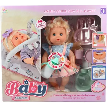 Panenka REALISTICKÁ PANENKA JAKO ŽIVÉ MIMINKO KTERÁ PIJE ČŮRÁ , SMĚJE SE, PLÁČE A ZAVÍRÁ OČI