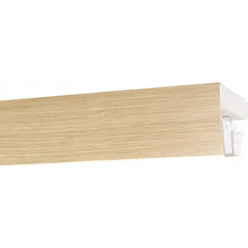 Obraz PVC stropní lišta dvojitá 600 cm + KRYT, barva