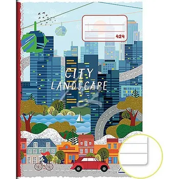 Sešit Notes sešit 424 Bezdřevý A4 20listů linka 8mm Bílý