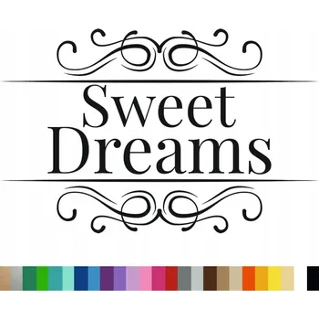 Samolepící dekorace Samolepka na stěnu Dekor SWEET DREAMS 45x70
