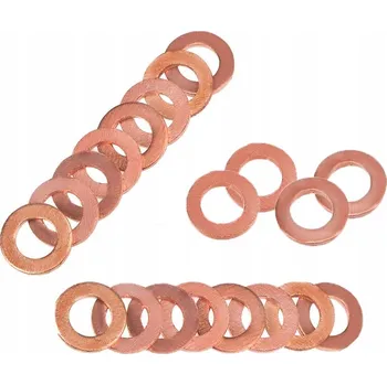 Brzdová hadice Sada 20kusů měděných těsnících podložek 10x16x1 mm