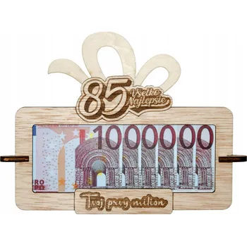 Obraz Tabulka na peníze Tvůj první milion k 85
