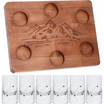 Sklenice Skleničky na likér, sklenice na vodku , koktejlové skleničky , Celebration poháry 27181 bezbarvé 30ml 6 ks