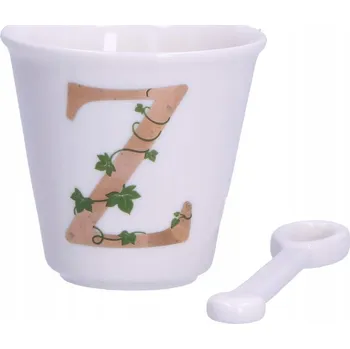 LA PORCELLANA BIANCA UNICO Šálek s lžičkou 75 ml, Vzor Z