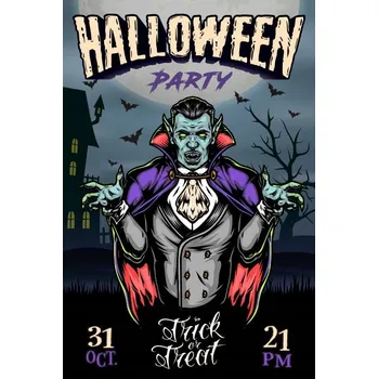 Obraz Cedule Halloween Party 7