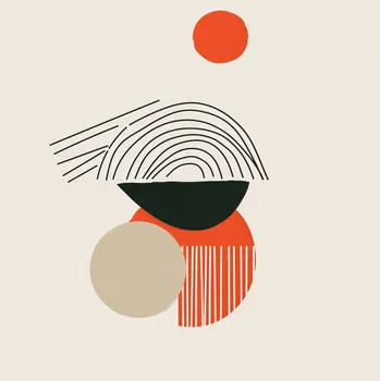 Plakát Plakát Centrální Slunce bez rámu 100 x 100 cm