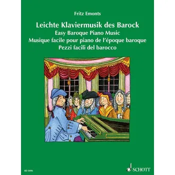 Hudebniny Bärenreiter Emonts Fritz - Snadné barokní kusy pro klavír