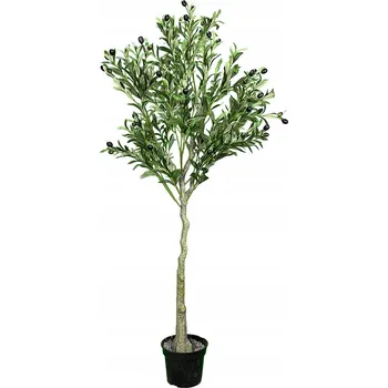 umělá květina Umělý olivovník Olivka 150 cm, rostlina v květináči do domu i kanceláře