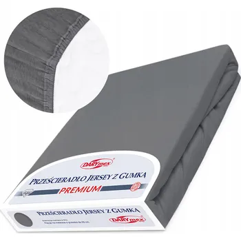 Prostěradlo Prostěradlo bavlněné s gumou 180x200 JERSEY VYSOKÁ GRAMÁŽ 170 šedé