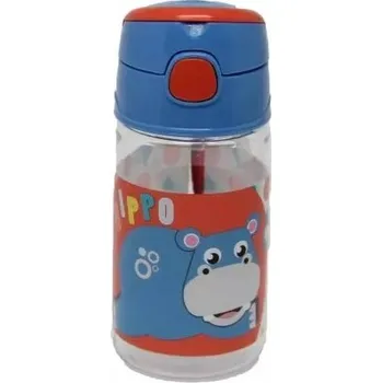 Láhev Lahev Na Pití Láhev s držátkem 400 ml Fisher Price HIPPO (Hroch)