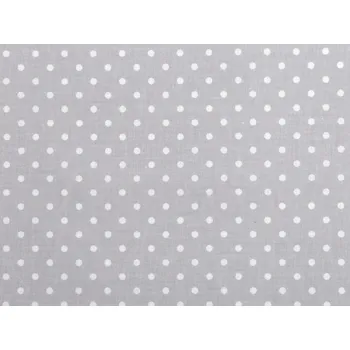 Bavlněná látka / plátno puntíky Varianta: 1 (41) šedá světlá, Balení: 1 m