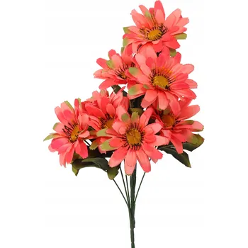 umělá květina KYTICE umělých GERBER FIALOVÉ UMĚLÉ KVĚTY