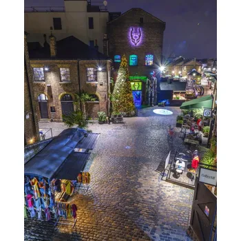 Obraz Plakát Noční trh Camden bez rámu 40 x 50 cm