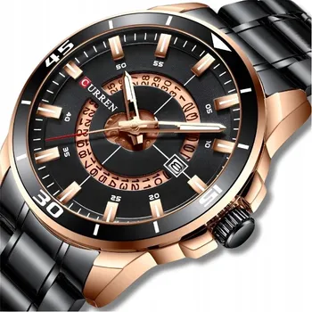 Hodinky Pánské hodinky Curren s datumovka na náramku