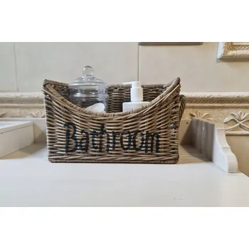 Úložný box Ratanový koš Hampton do koupelny