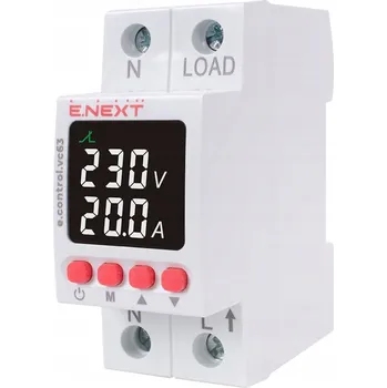 Relé Jednofázové relé pro kontrolu napětí a proudu s indikací 63A