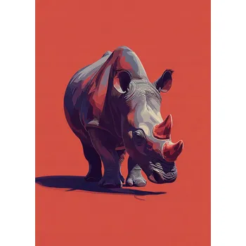 Plakát Plakát Kráčející Gigant bez rámu 50 x 70 cm