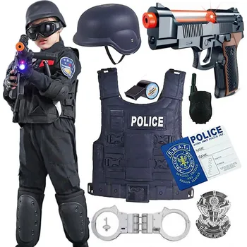 Karnevalový kostým SADA POLICISTY PRO DĚTI - PŘEVLEK, kostým DEC-4404