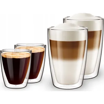 Sklenice Sklenice na kávu Aqualogis 300 ml 4 ks