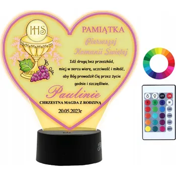 Lampička Plexido vícebarevná Noční lampa