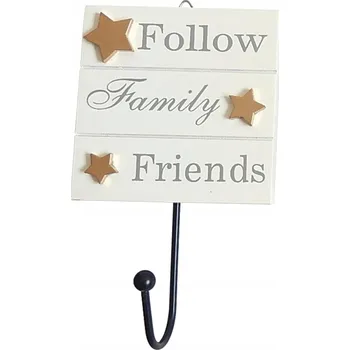 Věšák Dřevěný Šatní ramínko Tadar v krémovém provedení