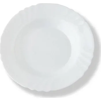 Talíř HLUBOKÝ BÍLÝ TALÍŘ NA POLÉVKU bormioli 6 ks, 23 cm