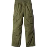 Chlapecké kalhoty GAP POPLIN PARACHUTE JOGGER M Khaki