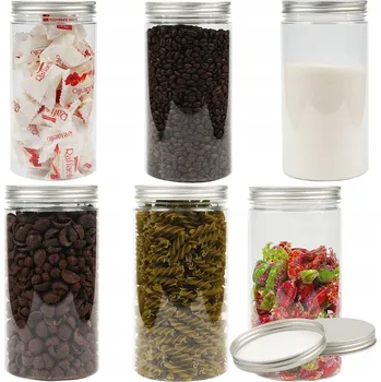 Dóza na potraviny Nádoba na zavařovací sklenice na potraviny koření 1500 ml x 6 z