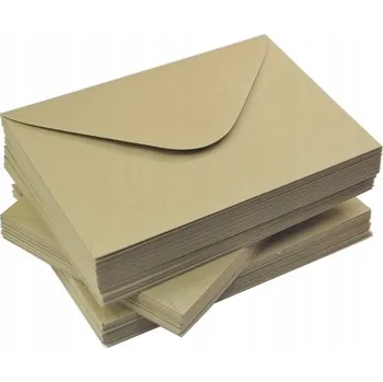Obálka Hnědé obálky ECO kraft 90 g/m2 C6 10 ks č. 69