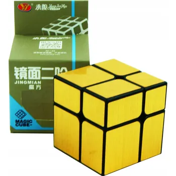 Zrcadlo YJ Zrcadlo 2x2x2 Černo-zlatá