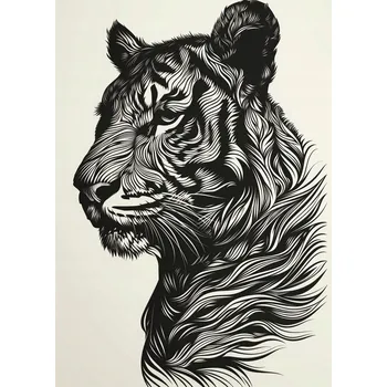 Plakát Plakát Tygr Gwizd bez rámu 25 x 35 cm