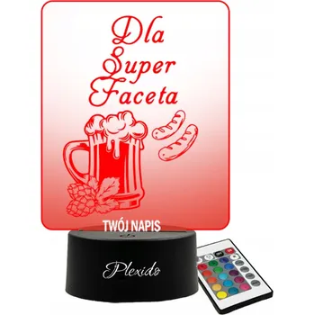 Lampička Plexido vícebarevná Noční lampa