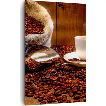 Obraz Velký obraz do obýváku XXL 80x120 zrnka kávy moderní na plátně obrazy