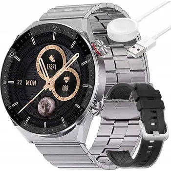 Chytré hodinky Chytré Hodinky Zaxer PRO MAX stříbrné