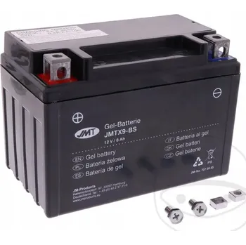 Motobaterie Motocyklová gelová Akumulátor JMT YTX9-BS (WP9-BS)