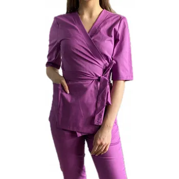 Dámská tunika Zdravotnická tunika DuduMed Fialová XS