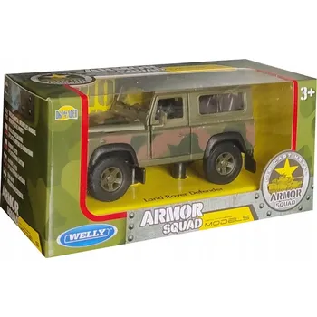 autíčko Welly Land Rover Defender Hasiči 1:34
