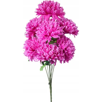 umělá květina KYTICE 7 CHRYSANTÉM umělé květy chryzantéma
