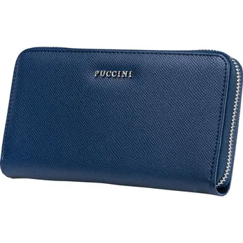 Peněženka Dámská peněženka velká Eko Kůže na karty PUCCINI Modrá BLP830G 7A