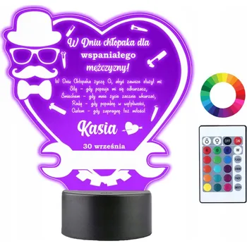 Lampička Noční lampa Plexido vícebarevná