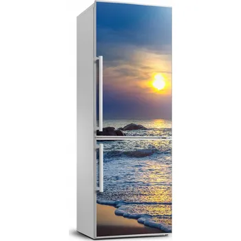 Fototapeta Samolepka na ledničku Západ slunce pláž 70x190