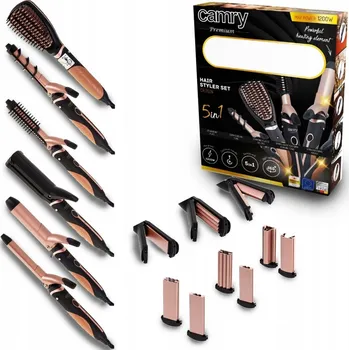 Žehlička na vlasy ŽEHLIČKA NA VLASY, KULMA, FÉN, SADA NA VLASY 5 V 1