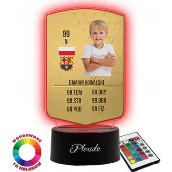 Lampička Plexido vícebarevná Noční lampa