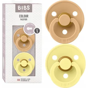 dudlíky Kulatý gumový Dudlík Bibs 0 +