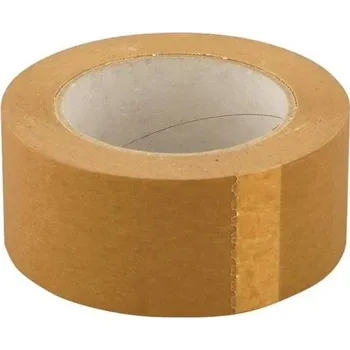 Lepící páska papírová 50mm/50m hnědá samolepící